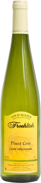 Pinot Gris Cuvée Sélectionnée - Vins Alsace Froehlich - Haut-Rhin Ostheim