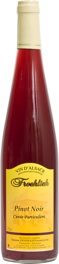 Pinot Noir Cuvée Particulière - Vins Alsace Froehlich - Haut-Rhin Ostheim